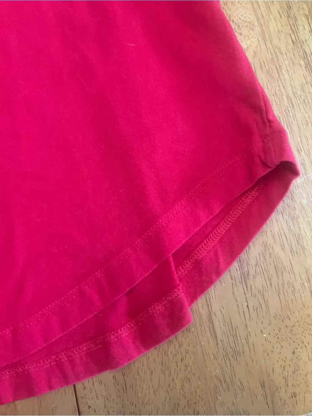 The North Face Red & Gray Raglan Logo Long Sleeve Tee